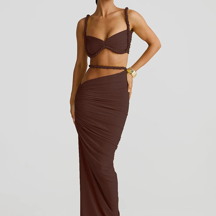 Pace Yourself For Me Skirt Set