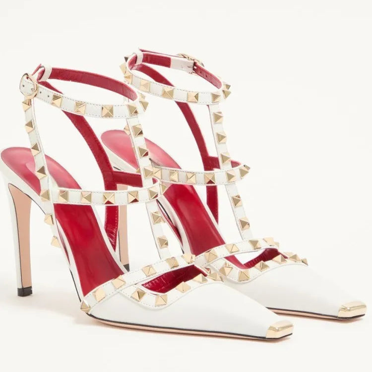 Square Headed Top Rivet Pump Shoes