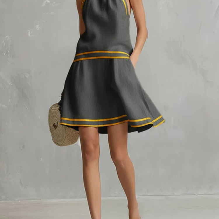 Classic Chic Sleeveless Mini Dress