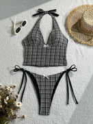 Halter Neck Wire-Free Two Piece Bikini