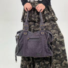 Multiple Pockets Denim Style Shoulder Bag