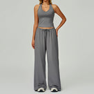 Performance Activewear Solid Pants Set