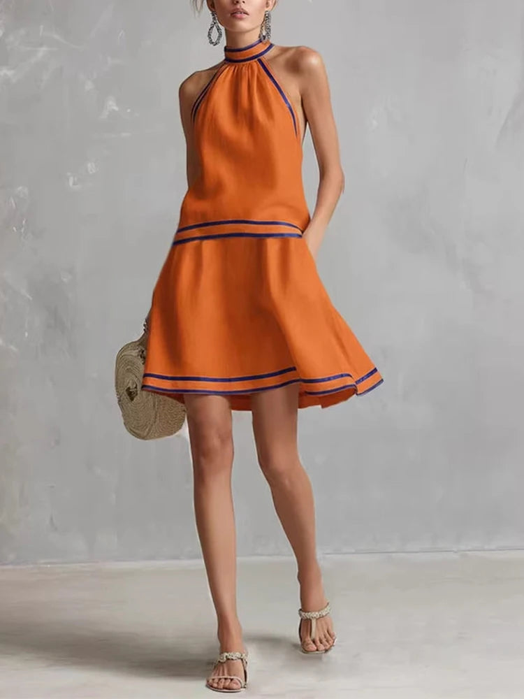 Classic Chic Sleeveless Mini Dress