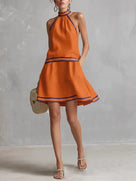 Classic Chic Sleeveless Mini Dress
