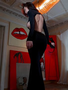 See My Back Maxi Dress