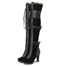 Lace Up Bow Gothic Over-The-Knee Boots