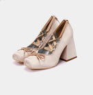 Famous Last Words Chunky Heels Shoes