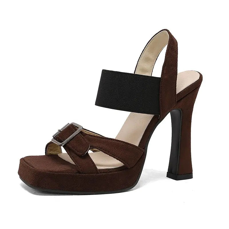 Sleeping in Blood City Chunky Heels