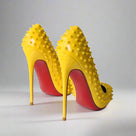 Glitter Ghost Stiletto Shoes