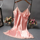 Romantic Lace Patchwork Slip Nightdress
