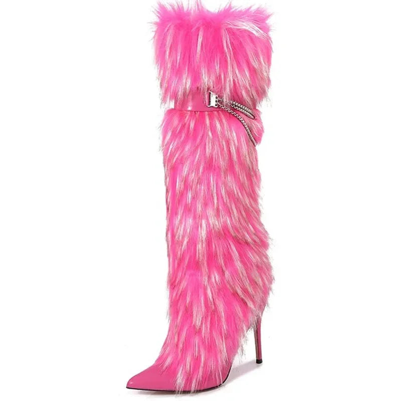 Loud Kiss Knee-High Boots