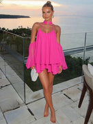 Bleeding Petal Mini Dress