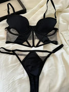 Petals On Fire Bra Set