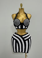 Born To Burn Skirt Set