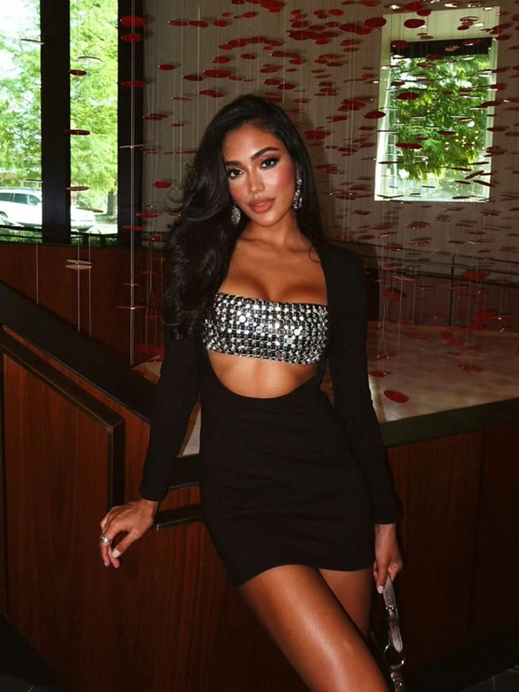 Out Of Your Sight Mini Dress