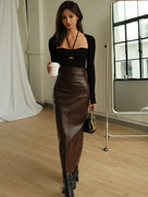 Whispering Golden Hour Maxi Skirt