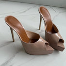 Pointed Peep Toe Platform Stiletto