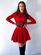 Wanting A Shoulder To Cry Mini Dress
