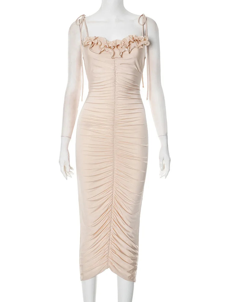 Between Every Beat Midi Dress