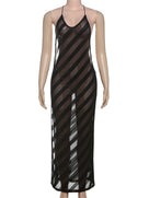 Midnight Passions Maxi Dress