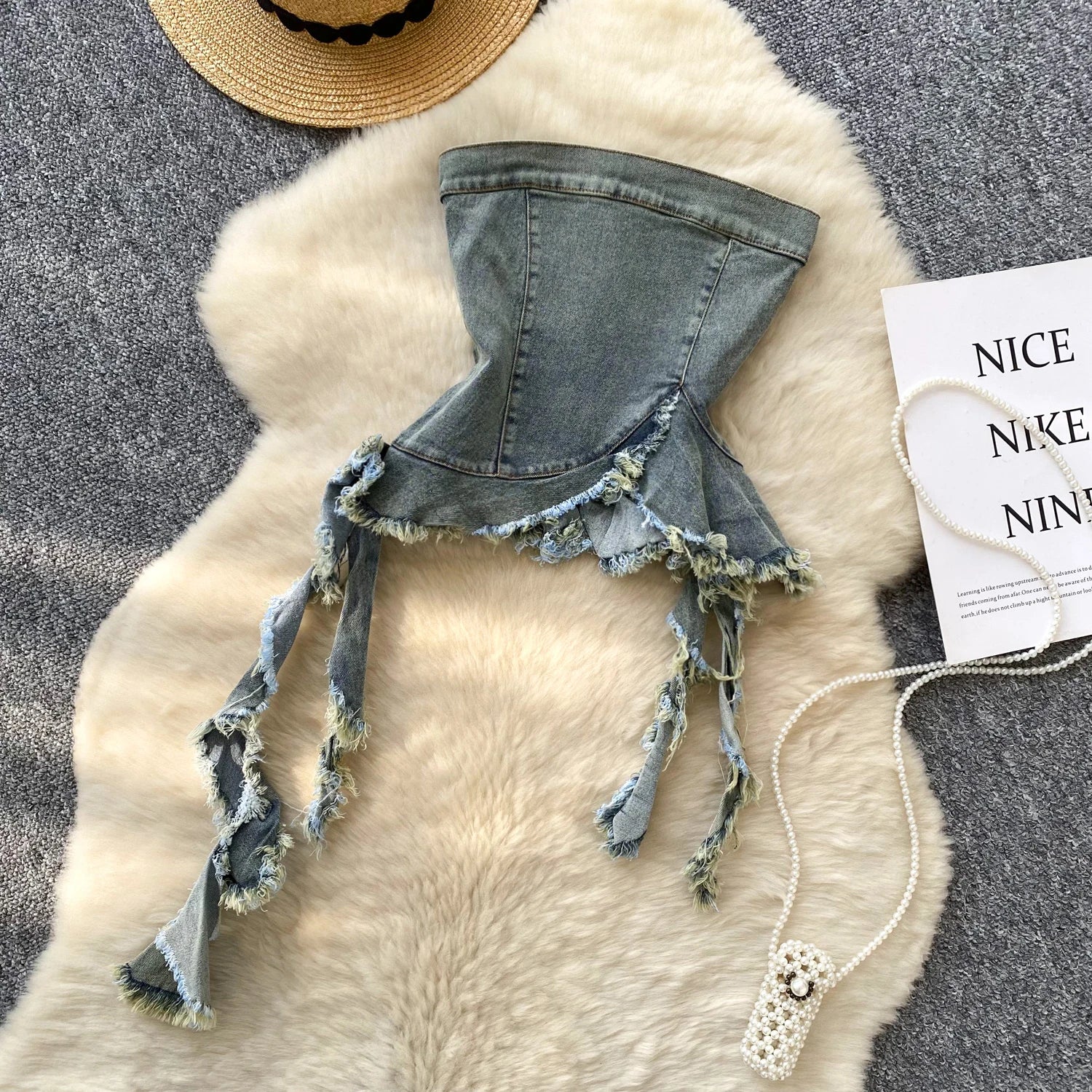 Blue Hour Confessions Crop Top