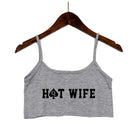Casual Letter Print Crop Top