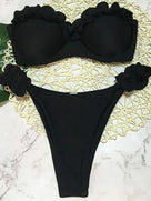 Ruffle Detail Beachwear Two-Piece