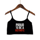 Casual Letter Print Crop Top