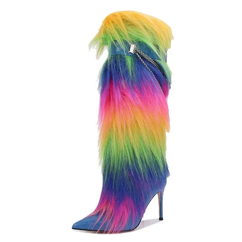 Loud Kiss Knee-High Boots