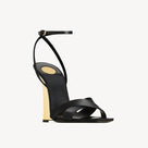 Cross Strap Ankle Closure Wedges Sandals