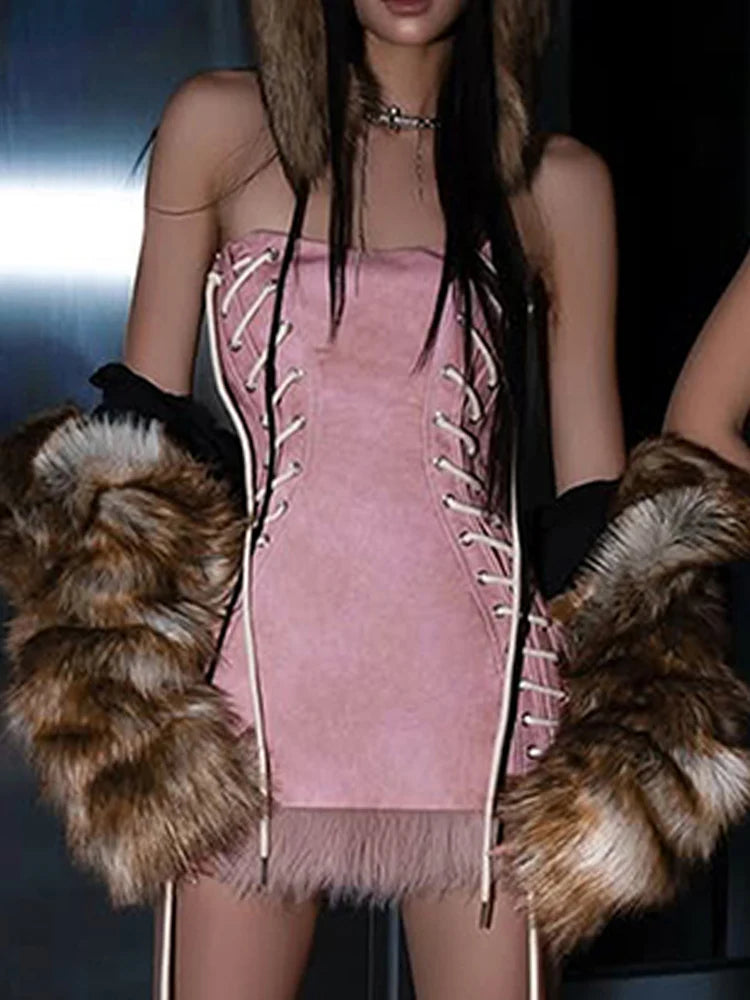 Raw Temptress Mini Dress