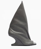 Unique Style Peep Toe Leather Boots