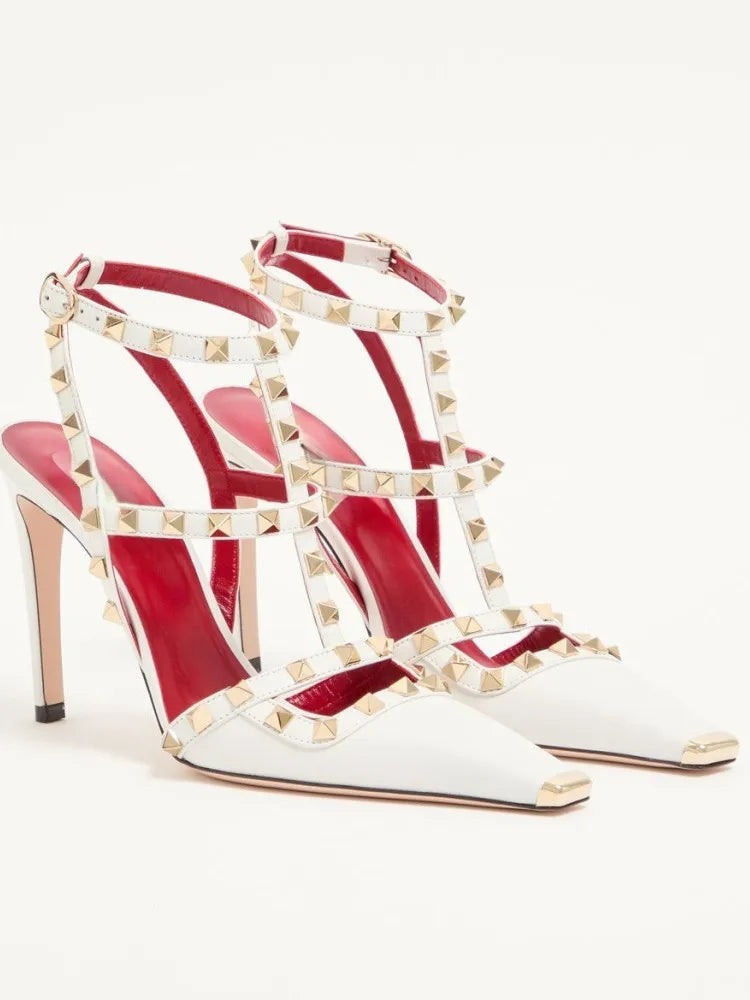 Square Headed Top Rivet Pump Shoes