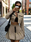 Frosting Drip Skirt Set