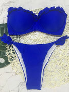 Ruffle Detail Beachwear Two-Piece