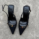 Elegant Pointed Toe Slingback Shoes