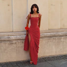 Sharing This Lonely View Maxi Dress