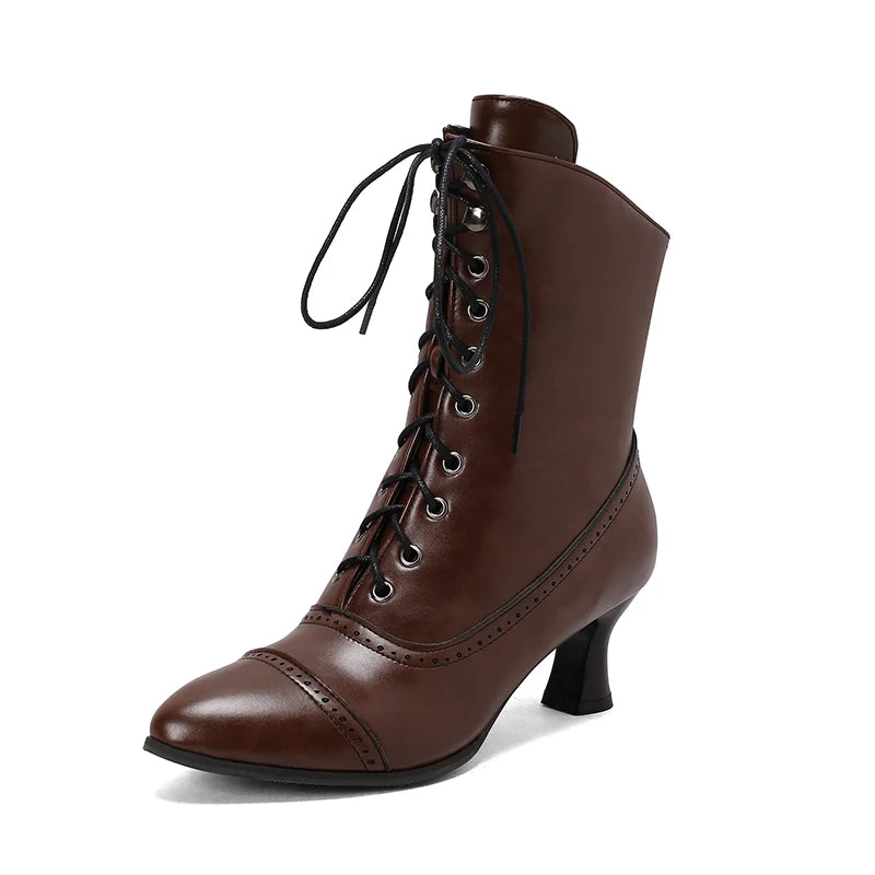 Iron Rose Ankle Boots