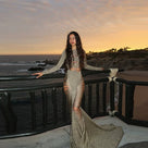 Some Dort of Sign Long Dress