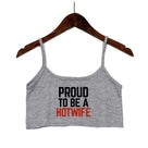 Casual Letter Print Crop Top