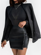 Bones Beneath Beauty Mini Skirt