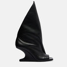 Unique Style Peep Toe Leather Boots