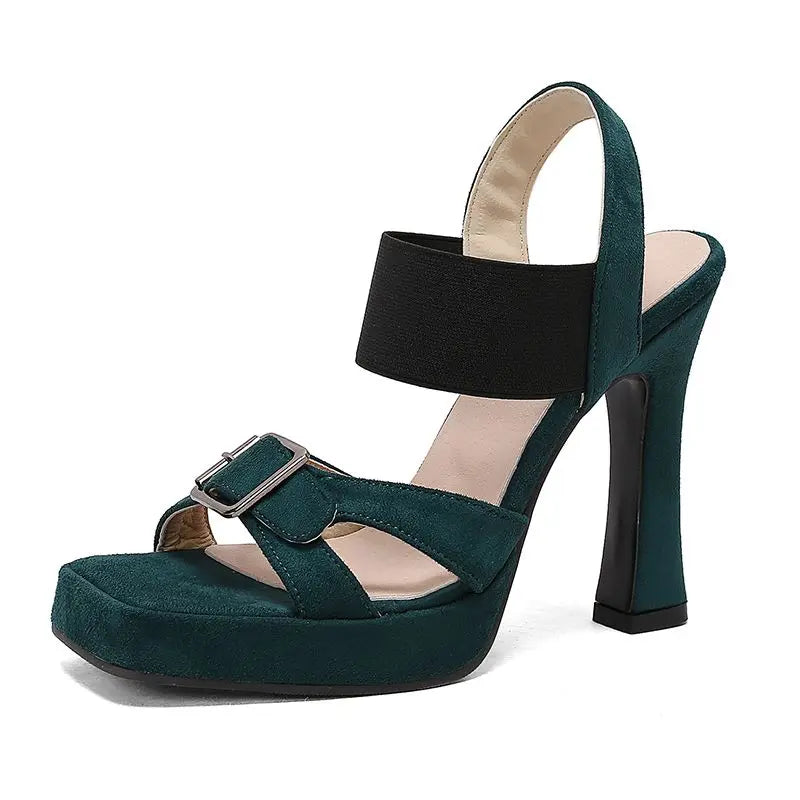 Sleeping in Blood City Chunky Heels