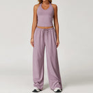 Performance Activewear Solid Pants Set
