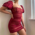 Meshing Around Town Mini Dress