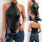 Nightmare Sleeveless Halter Bodysuit