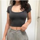 She Turns The Page Crop Top