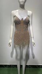 Dark Rain Falls Mini Dress