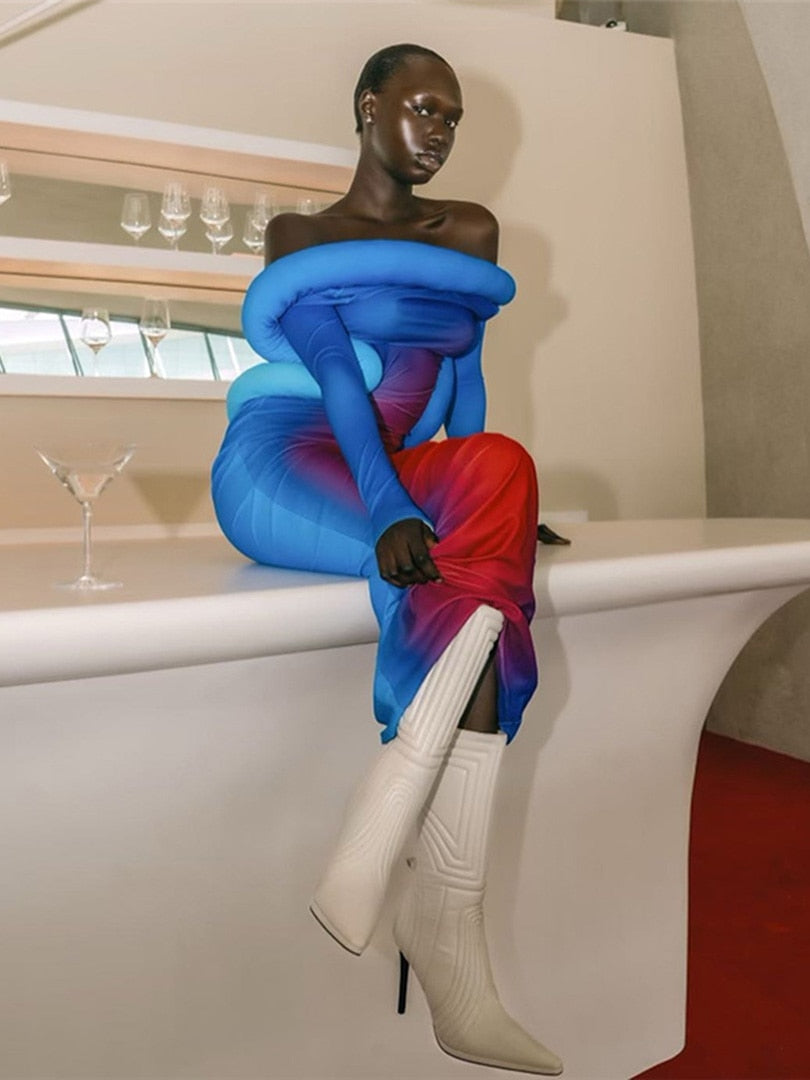 Let Me Take You Past Midi Dress