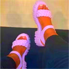 Say The Word Platform Sandals